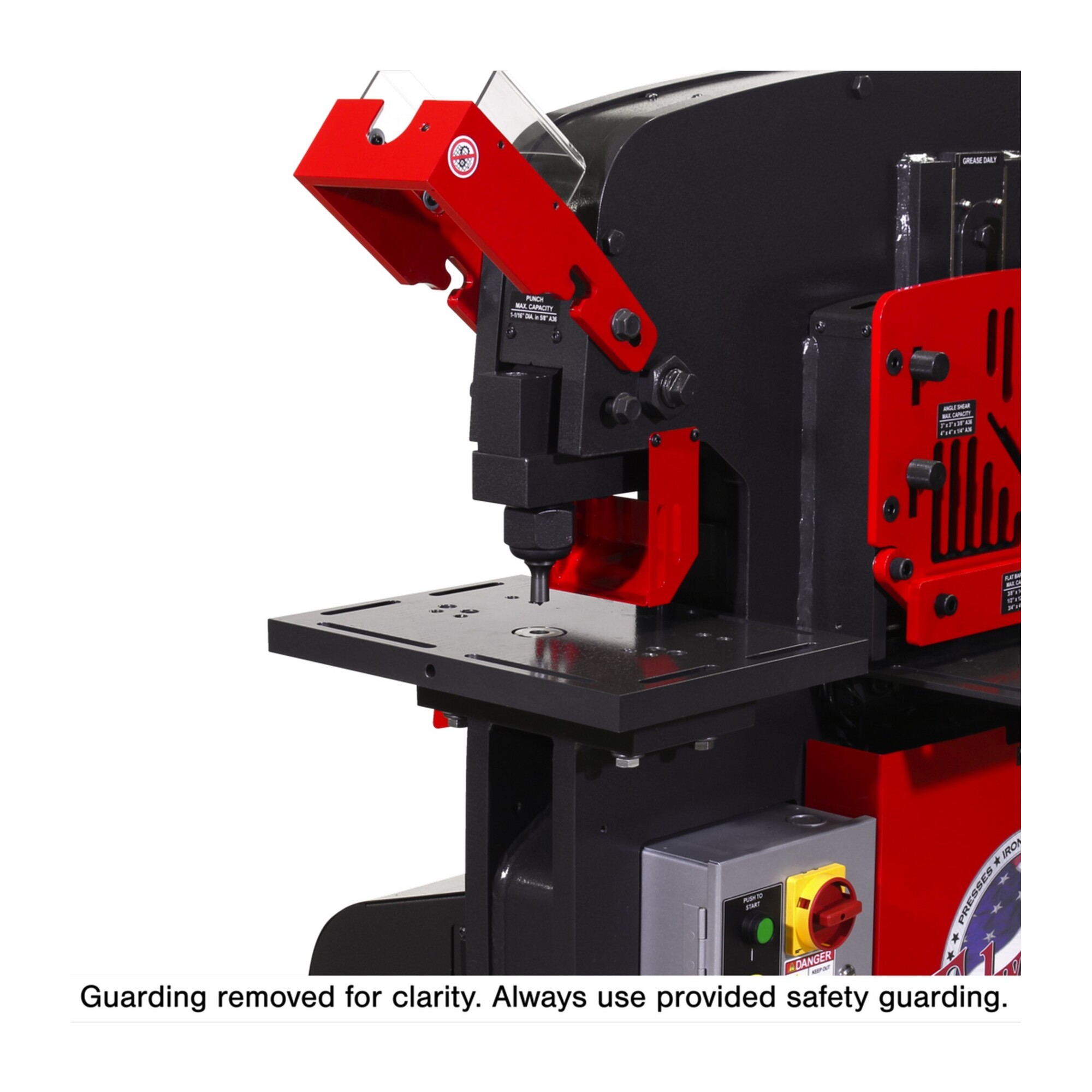 Edwards Ironworkers, HD Gauging Table Kit, Max. Bending Radius 45 °, Model# AC0904